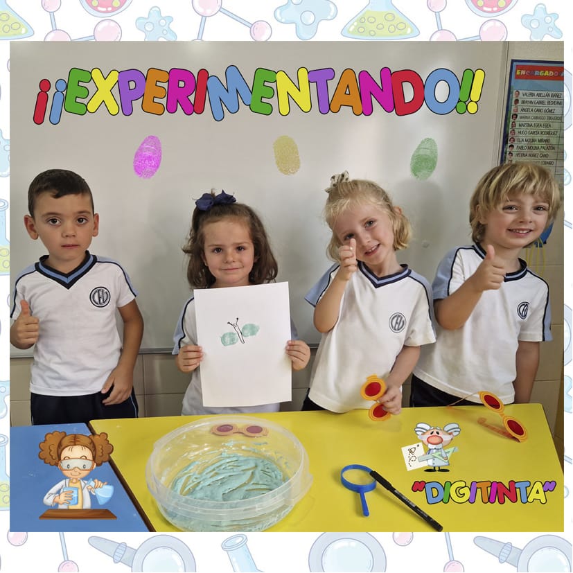 milagrosablanca's tweet photo. A los niños de 3 años les encanta experimentar con la ciencia. Han disfrutado mucho realizando diferentes experimentos. ¡Pequeños pero grandes científicos! 👩‍🔬🧪🔎. Una manera divertida de aprender jugando. #Colegioshhcc #EducacionVicenciana https://t.co/MLYBs0Pxqv