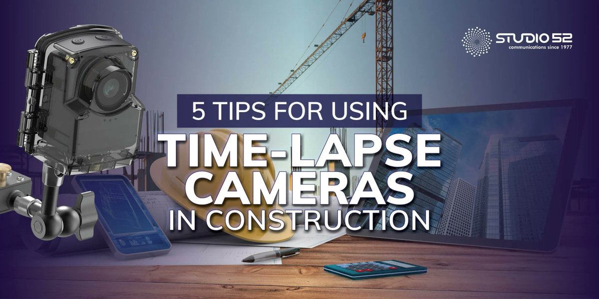 Studio52media's tweet photo. 5 Tips For Using Time-Lapse Cameras in Construction- 
https://t.co/nbJg1zp4X7
#timelapseService #timelapseVideos #saudiarabia #timelapse #timelapsevideo #construction #loveconstruction #build #newbuild #studio52 #residentialconstruction #project #progress https://t.co/YpudIEMc5i