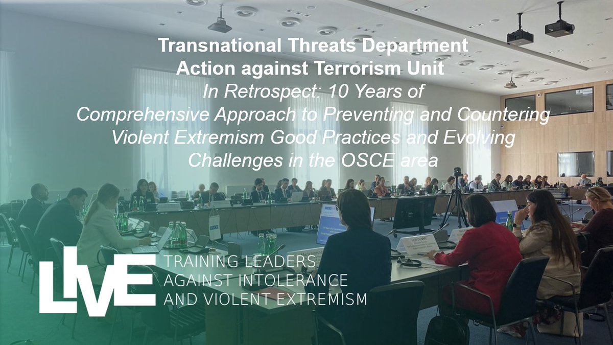 It is in governments’ best interest to work with civil society in the P/CVERLT. This was one of the key messages of the @OSCE Seminar marking a decade of support for inclusive, #gendersensitive & #humanrights based responses and policies to #PCVE. #UnitedCVE