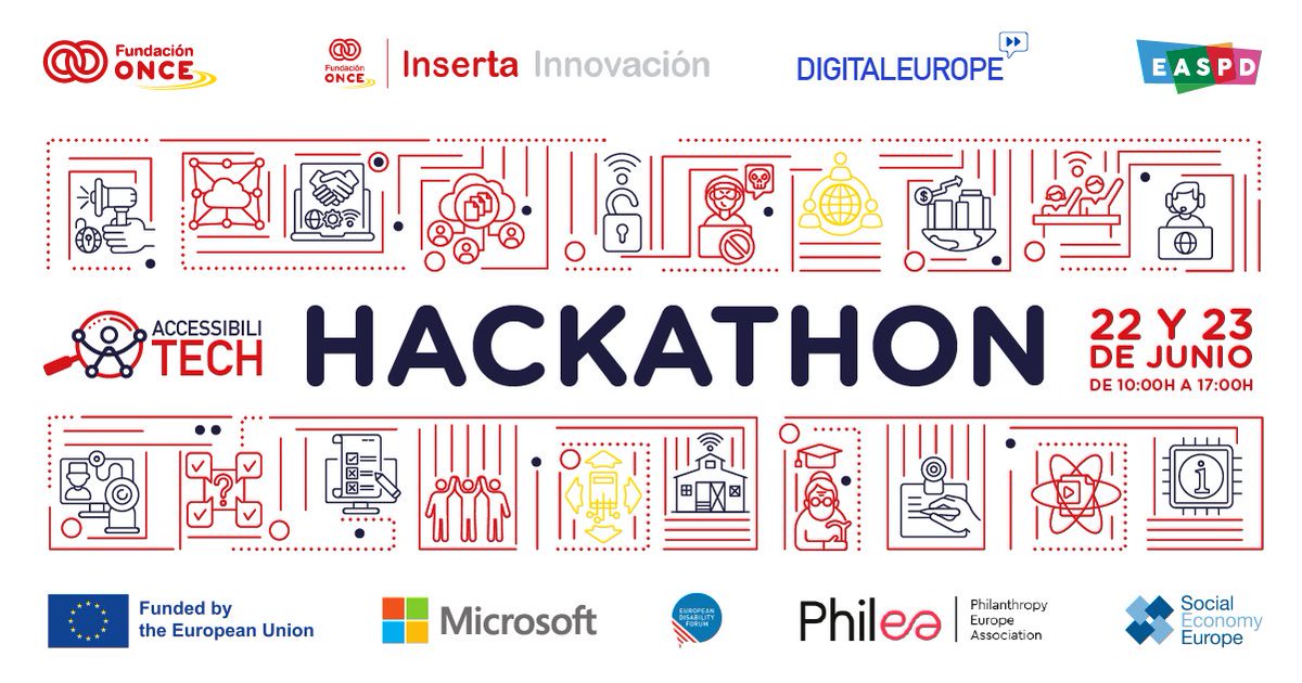 Fundacion_ONCE's tweet image. Reunimos en el &apos;Hackathon de #Accessibilitech&apos; a los mejores programadores para concienciar sobre la importancia de las tecnologías inclusivas y promover su uso a través de #Europa.

ow.ly/vZXU50JBscy  #AccesibilidadFONCE

@DIGITALEUROPE @MicrosoftES