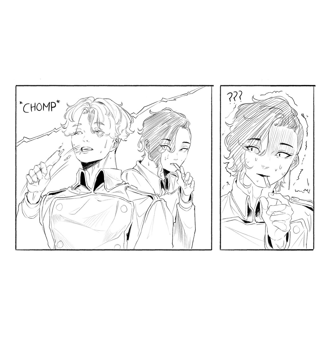 honeybreqd's tweet photo. i think inupi is the type to bite ice cream 
(L➡️R) https://t.co/UA6zXcVp95