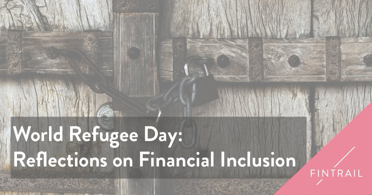 🔒🔑 Access to #FinancialServices for refugees is a well-recognised problem as most face barriers to opening accounts and accessing the products and services they need to find work and accommodation to rebuild their lives. 

📖 👉 ow.ly/8ZYt50JBrjX 

#WorldRefugeeDay