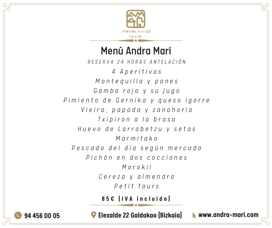 Restaurante Andra Mari 🍴 tweet media