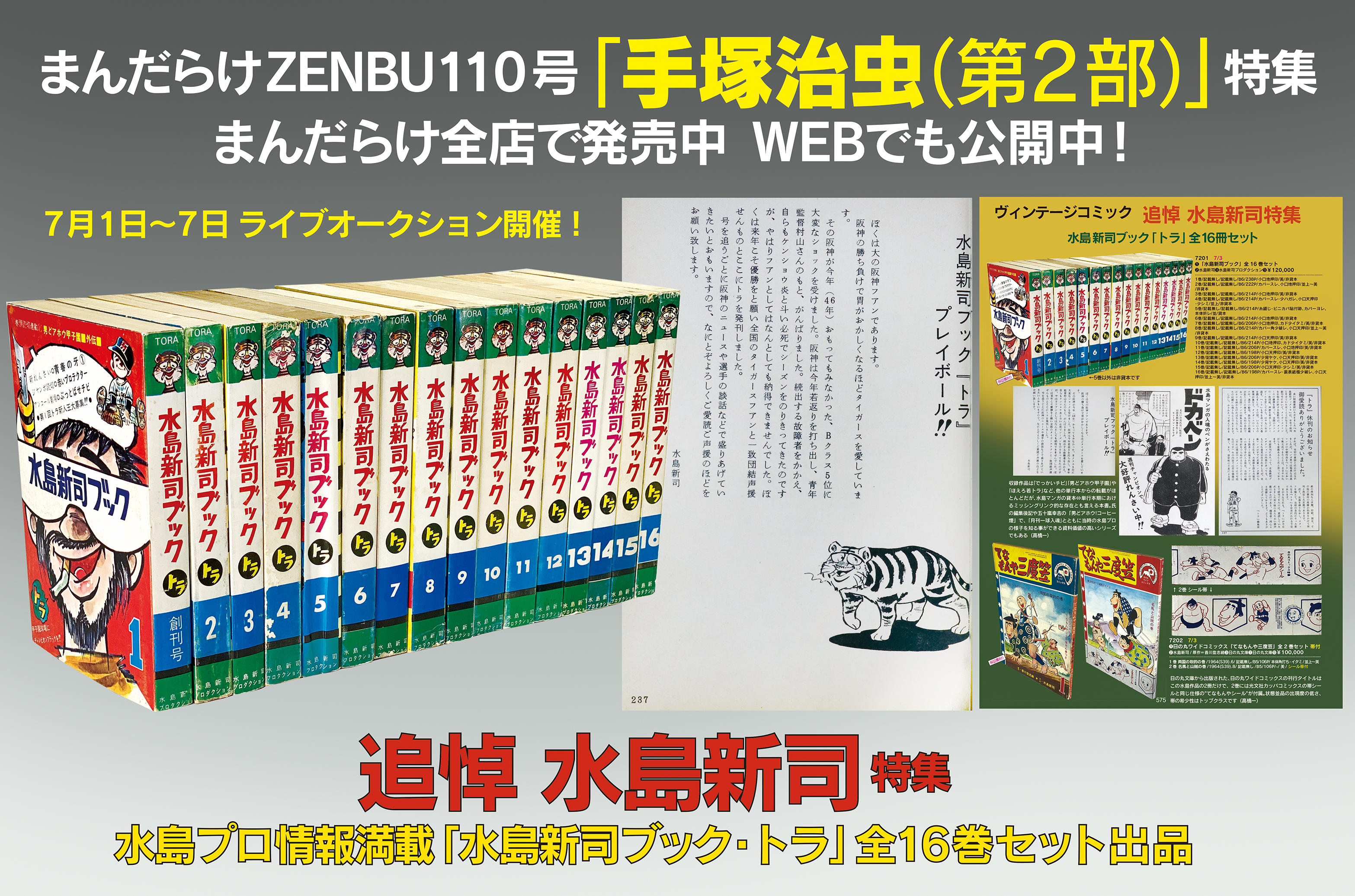 水島新司ブック トラ 13冊セットCOMIC - 全巻セット