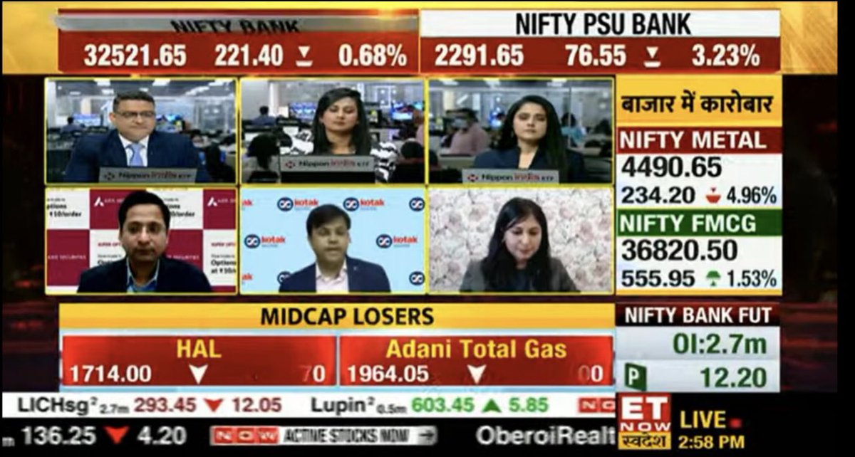 Kavitastocks's tweet photo. On my birthday 🎉🎉,got the opportunity to come Live on National Television. Shared my views on ET now, tried something different. 
Thank you everyone for you birthday wishes 😍😍🙏 https://t.co/WPDQa1WdKz