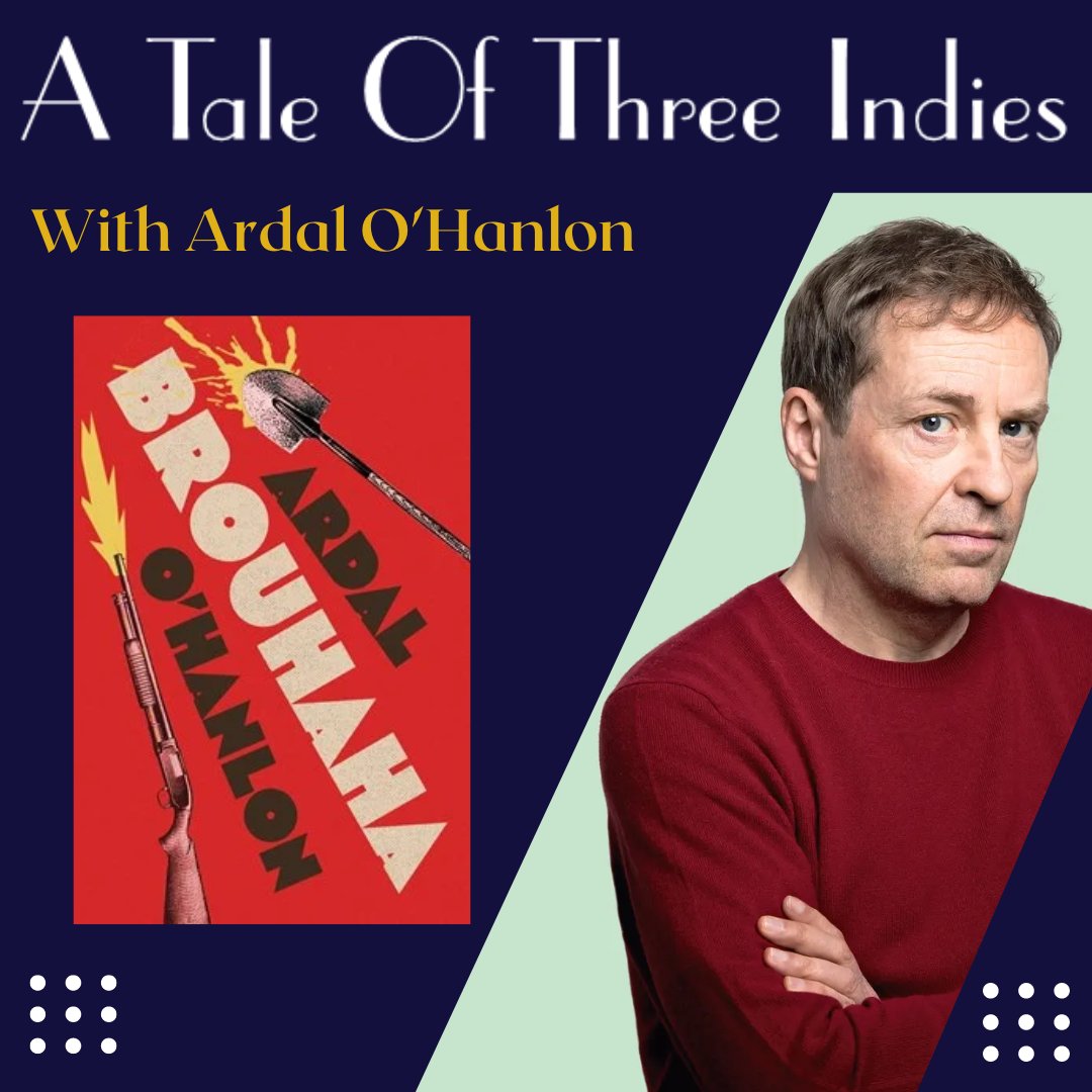 A little delayed, but worth the wait! We interviewed <a href="/ardalsfolly/">Ardal O'Hanlon</a> just after the launch of his new novel, Brouhaha, the witty tale of a border town and it's dark secrets.
Soundcloud soundcloud.com/ataleofthreein…, Spotify  spoti.fi/2UecMkC &amp; Apple apple.co/3Miayqe