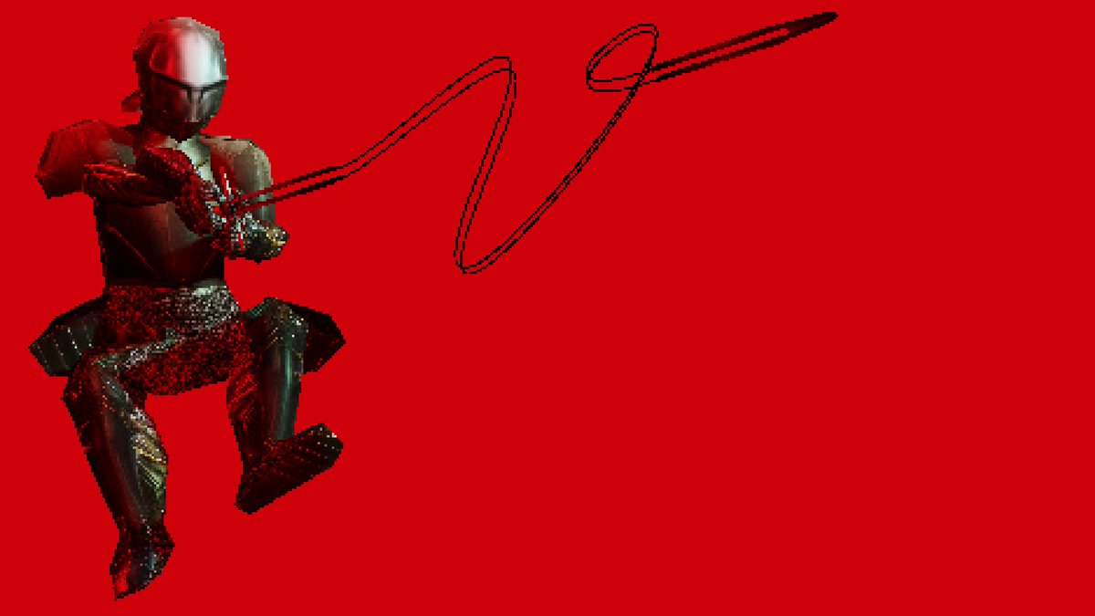 CraftsStark's tweet photo. Heavy armored but fast🌛🏰
3/4
#ps1aesthetic #PSX #ps1graphics #indiegame #pixelart #PS1 #lowpoly #lowpolyart #indiehorror #hellcore https://t.co/gwBoQk4IoZ