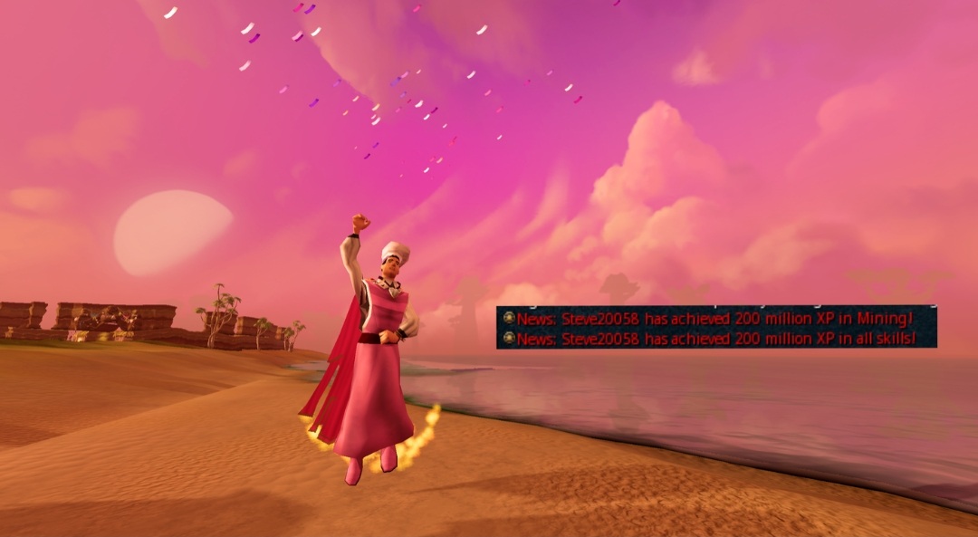 What do you say to the person who has it all...except hey we are soooo proud of you! Congratulations to our friend and clannie Steve20058 for reaching maxed out xp status 5.6b!! 🌟🥂

#runescape <a href="/RuneScape/">RuneScape</a>