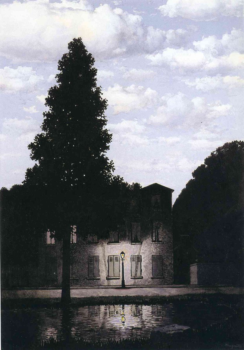Arteymas_'s tweet photo. El imperio de las luces, 1954, René Magritte https://t.co/AqTyBl6jsE
