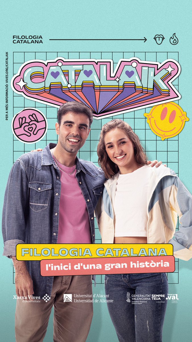 Catalana_UA's tweet photo. Filologia Catalana: l'inici d'una gran història (2)
Uneix-te a la comunitat de filocats: estudia amb nosaltres!
https://t.co/mlfCnc1i6c
#filocats #filologiacatalana #alacant https://t.co/t1rWZI6uPJ