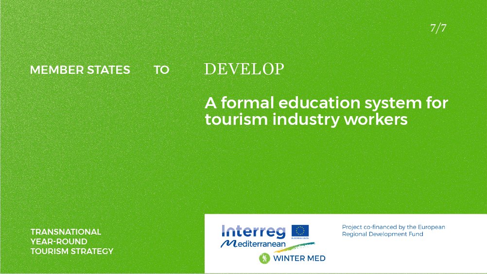 Winter Med Policy Paper "Towards an all-year-round Tourism ExpeRience in the MEDiterranean" presents a set of policy recommendations aimed at key stakeholders of #SustainableTourism within the #Mediterranean maritime and island regions.

👉 cutt.ly/sFc4534

#YearRoundMed