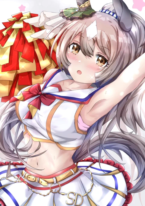 #これ見た人はお腹を貼る
#ウマ娘 
ダイヤちゃんのお腹💎 