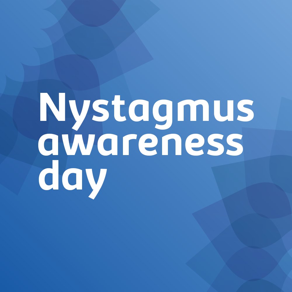 EyeCharity's tweet photo. It's #NystagmusAwarenessDay!

Nystagmus is an eye condition which causes involuntary eye movements. The movement can be side to side, up and down or in a circular motion. https://t.co/ToO8j6pClV