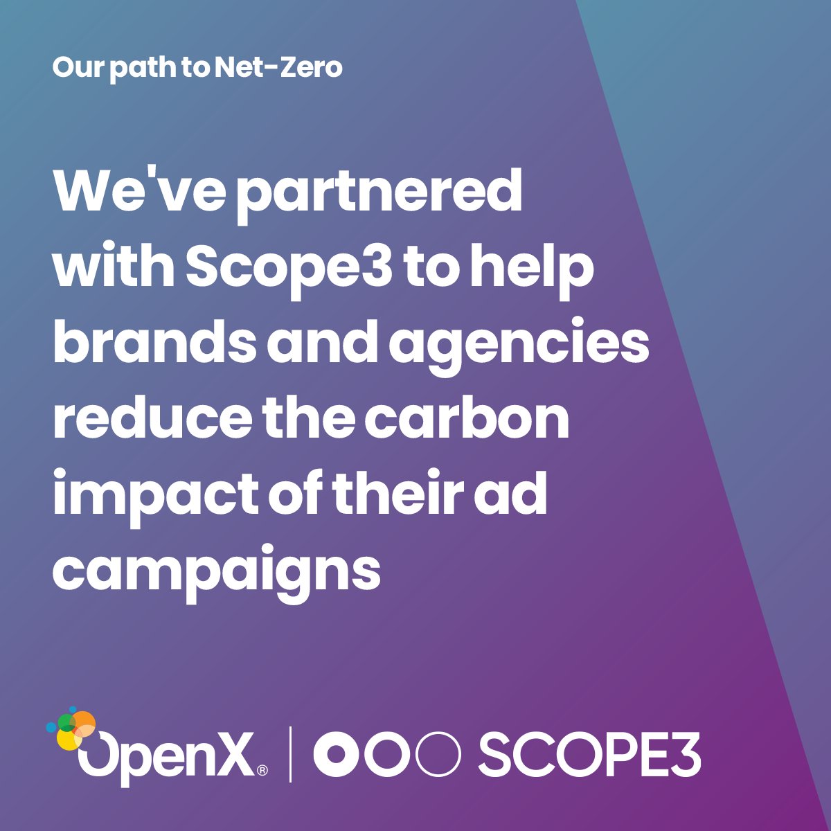 Partnering with Scope3 means we can offer Green Xchange Packages (GXPs) that leverage their ability to measure/compensate for carbon emissions of brand advertising campaigns. Full press release here: bit.ly/3N4mtHB #netzero #sustainability #greenexchange