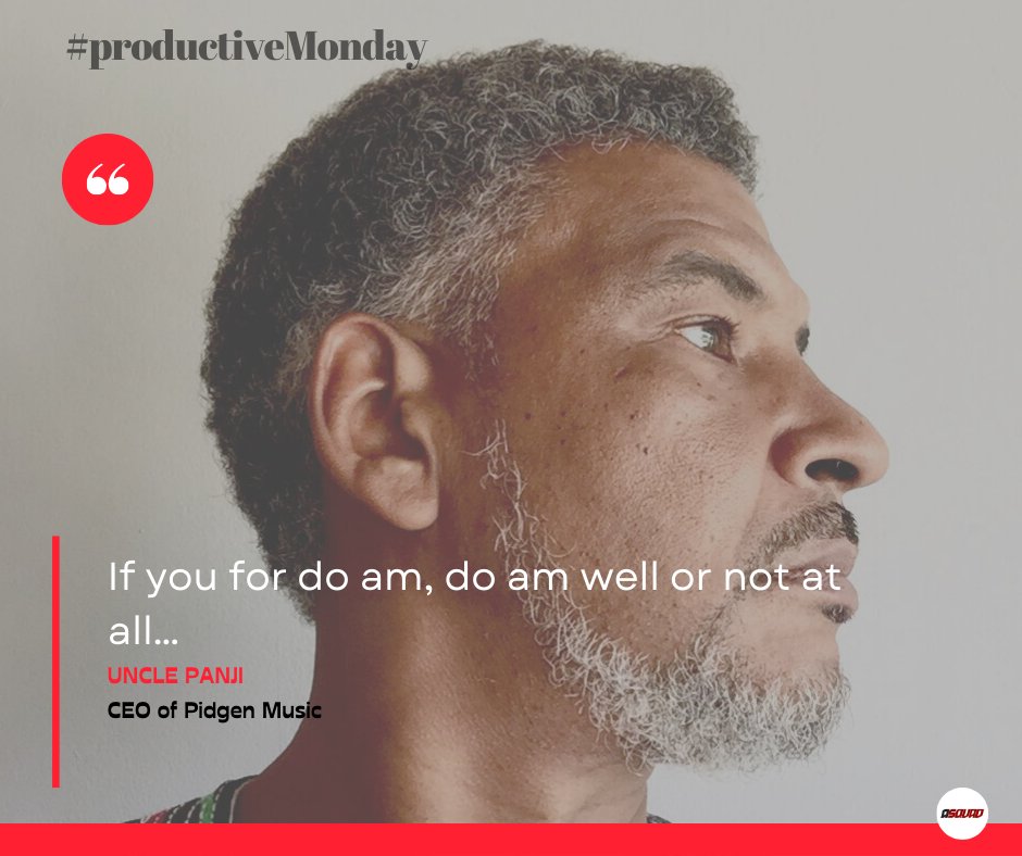 Productive 🎹onday

“If you for do am, do am well or not at all…' - @panjianoff 

#ProductiveMonday
#BeProductive