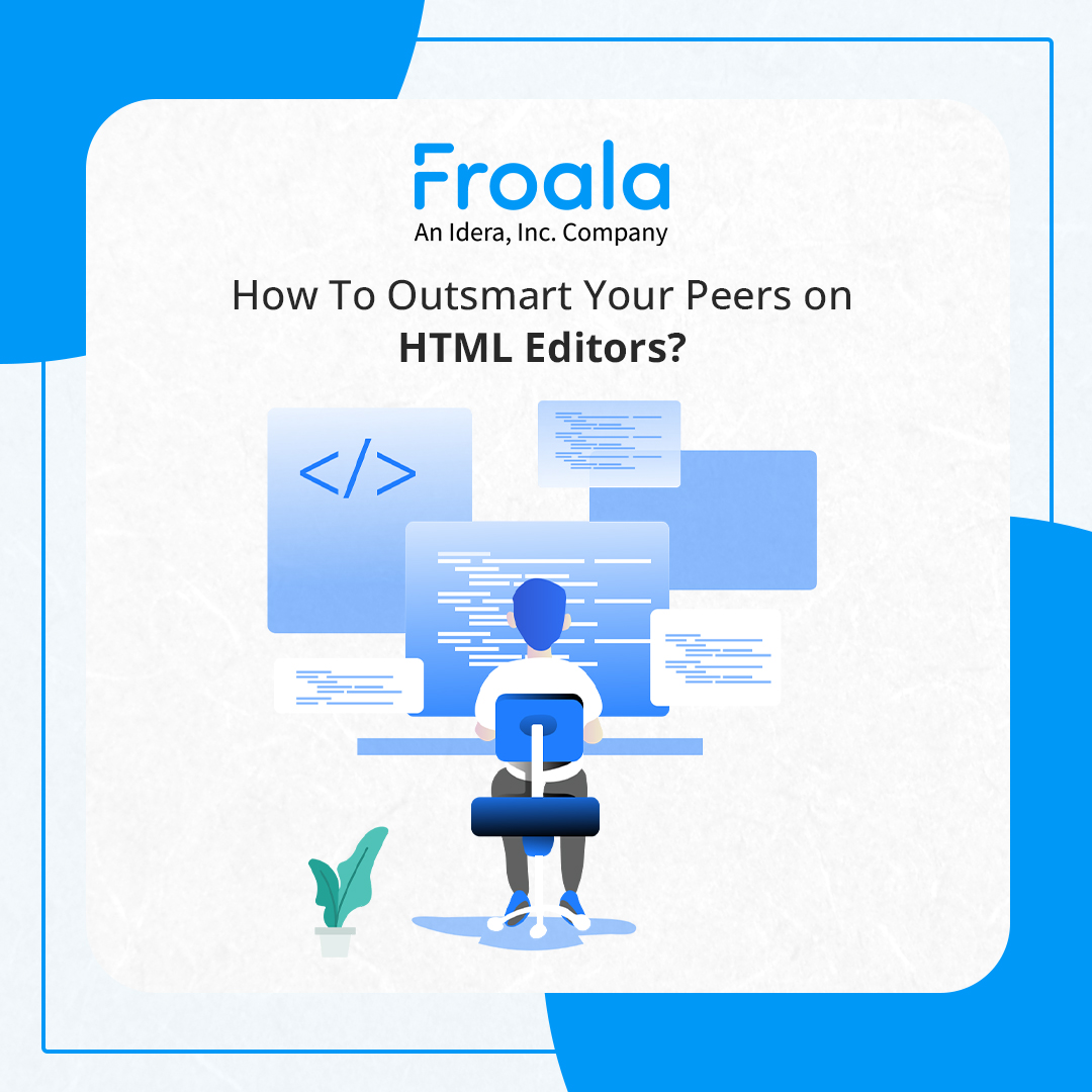 froala's tweet photo. If you are looking for the best #HTMLeditor, @Froala is definitely the right choice. Read on to find out how to outsmart your peers on #HTML editor using #Froala. 
👉👉 https://t.co/0UlbprMKGu

#WYSIWYG #websitedevelopers #developer #froala #froalaeditor #webdeveloper https://t.co/yaVJJcEKtd
