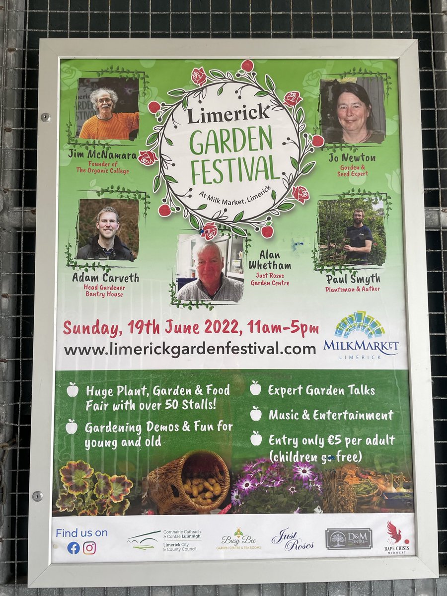 #LimerickGardenFestival Video @ instagram.com/reel/CfBiAixKZ…  #Limerick #Garden @milk_market @TheMilkMarket #LimerickEdgeEmbrace limerickgardenfestival.com/Partners.html #garden #luimneachabu