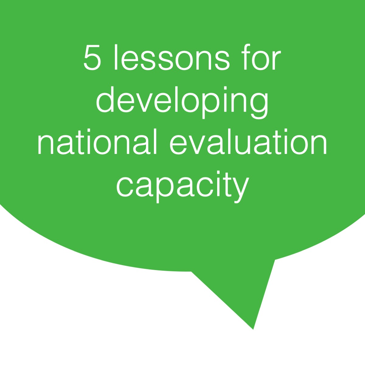 Countries’ capacity to evaluate development programmes is key to supporting the real ownership of development outcomes and to strengthening the role that evidence plays in decision-making.

➡️ bit.ly/3rgJL5K