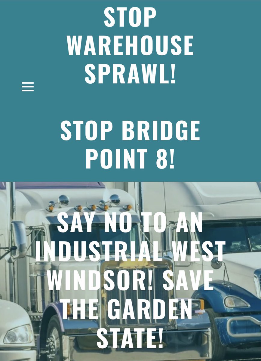 directcoops's tweet photo. [DLBN] CITIZENS IN WEST WINDSOR, NJ BATTLE A 653-ACRE PROJECT WITH 7 WAREHOUSES TOTALING 5.5 MILLION S.F. (96 football fields of buildings.) NJ is turning from the Garden State “to the Warehouse State.” Support “Stop the Trucks” here:
https://t.co/dSqHuDq4NA https://t.co/h4uC9mPnLF