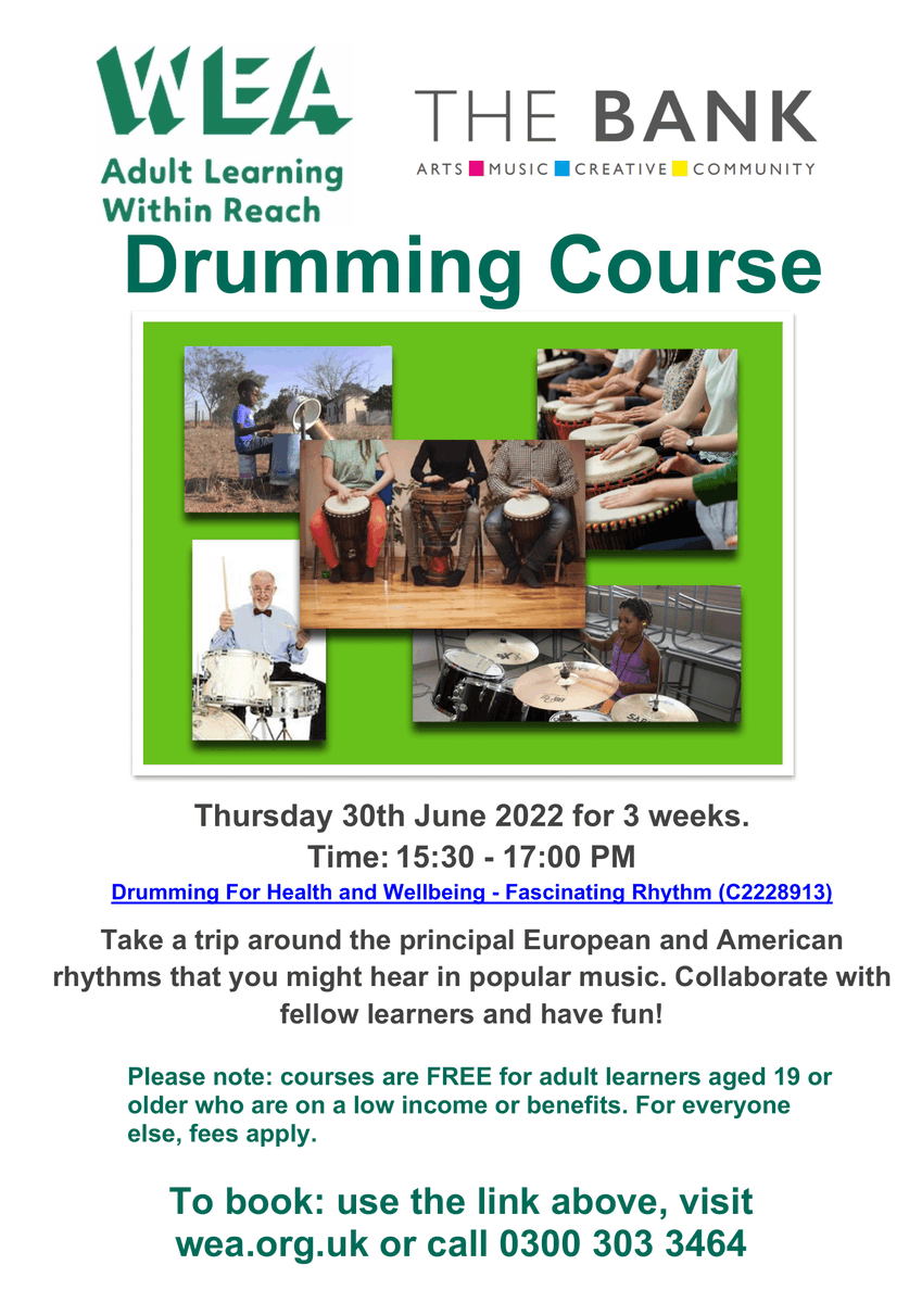 WEAEastern's tweet photo. No previous knowledge is required, just a willingness to get involved and to collaborate with fellow learners and have fun!

Places available, please enrol here:-

https://t.co/Ne32oE2TN6 https://t.co/yvewJGIKhD