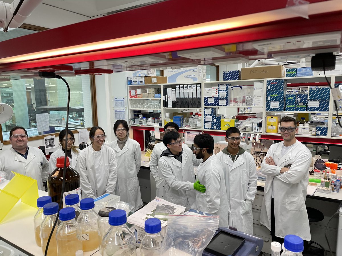 Our wet lab induction week just finished! Excited to kick off our journey this year 🧬