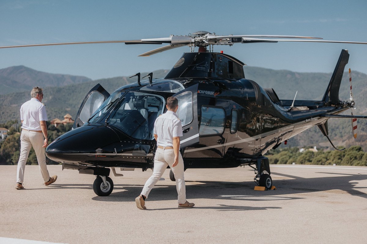 Zagaleta's tweet photo. Enjoy a bird’s eye view of Marbella as you ride in our #helicopter. We’ll make sure you arrive on time, whenever and wherever you're travelling. You can count on us.

#Zagaleta #nature #realestate #family #luxuryhomes #luxurylifestyle #dreamhome #benahavís #luxury  #Marbella https://t.co/54dQX8Twrz