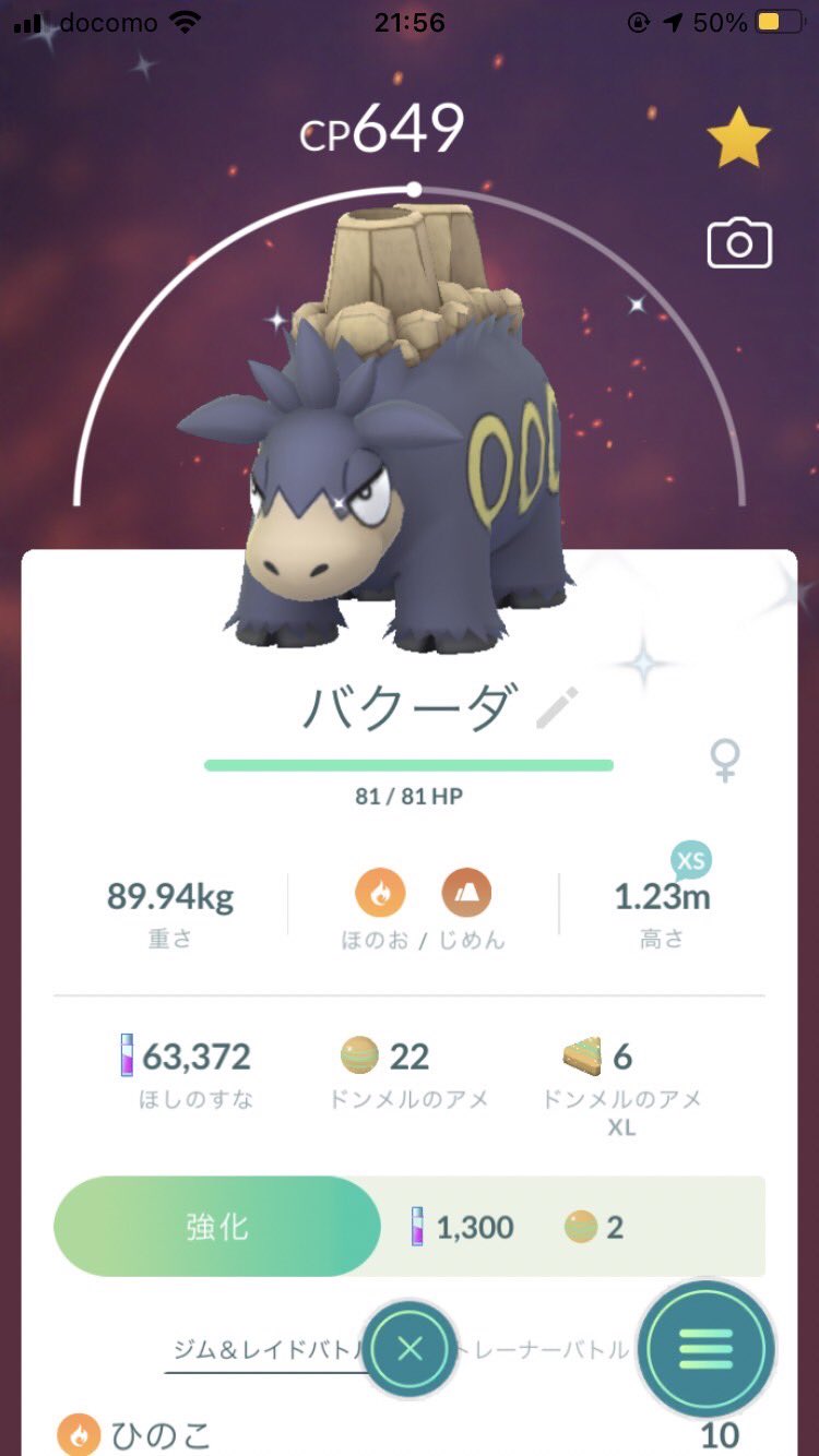 ちゃぐま 色違いドンメルゲットして進化させたら 黒のバクーダだった 黒のバクーダかっこいい Gt W Lt くま ポケモンgo ポケモンgo色違い T Co Ka2fub2qye Twitter
