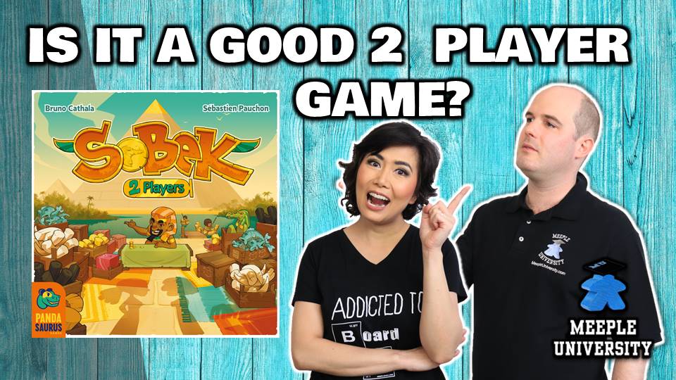 MeepleU's tweet image. #Sobek the 2 player version - did you play the previous 2-4 players year 2010 version? 
This is our review of #Sobek2Players - youtu.be/Xq0DM8HEh40
@Pandasaurusgame  @CatchUpGames  @VR_Distribution
