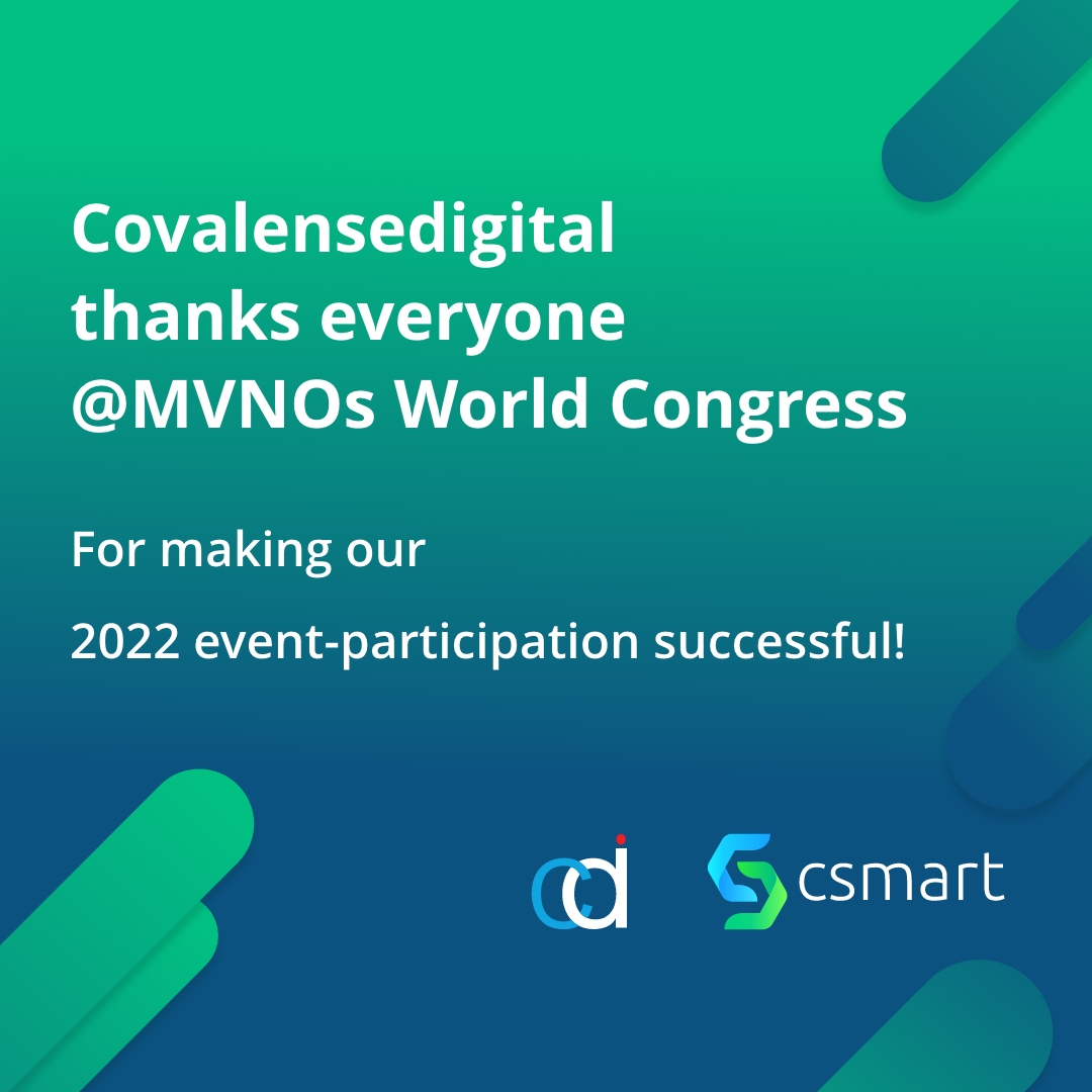 Covalensedigi's tweet photo. The prestigious #MVNOsWorldCongress 2022 has come to an end. We thank organizers & telco orgs for their eventful participation. #Covalensedigital exhibited, shared & gained knowledgeable insights into the future of #MVNOs. #DigitalTransformation #MVNE #5G #5GMVNOs #Csmart #5GIoT https://t.co/ZGjULwa2KB