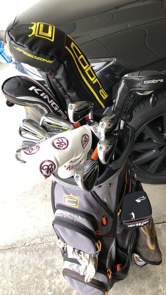 AndrewDeG's tweet photo. Representing ⁦@PUMAGolf⁩ and ⁦@cobragolf⁩ at a tournament today https://t.co/5NEMDiExZ3