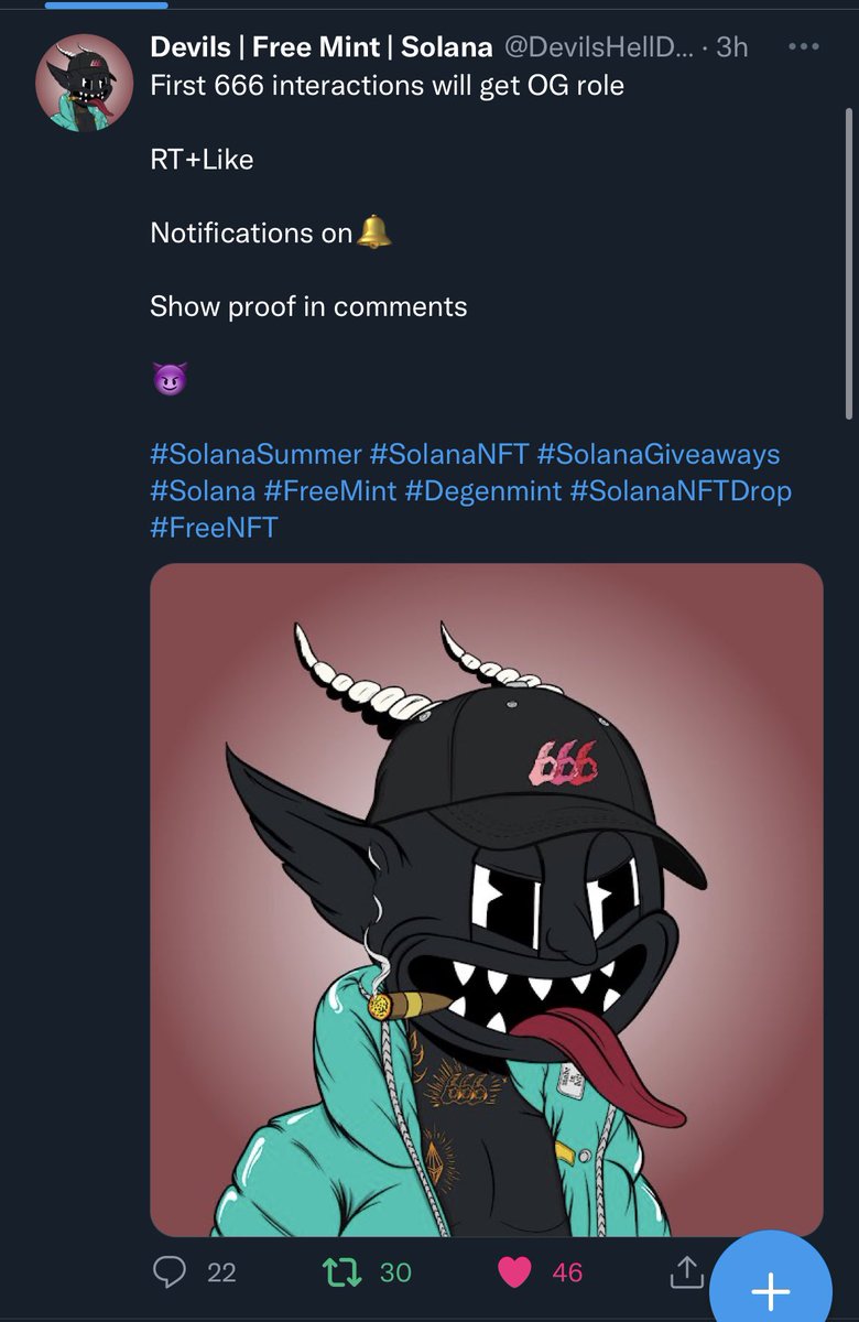 hafnfts's tweet photo. @DevilsHellDAO LFG!! https://t.co/lCwMjo7MDc