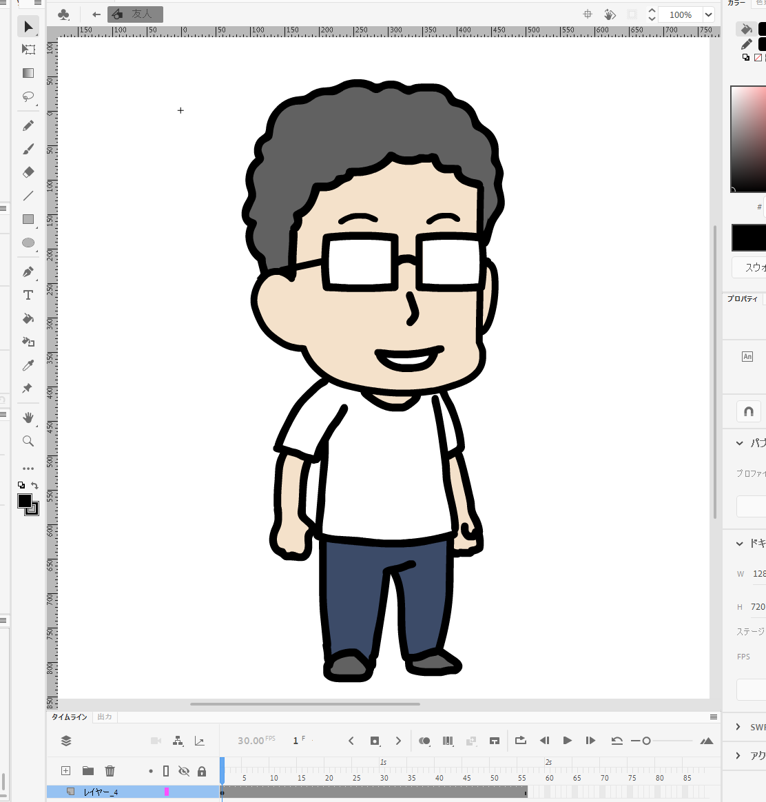 モブシーンに中学からの友人をつい描いてしまう件。(いろんな作品のモブシーンに高確率で登場する) 