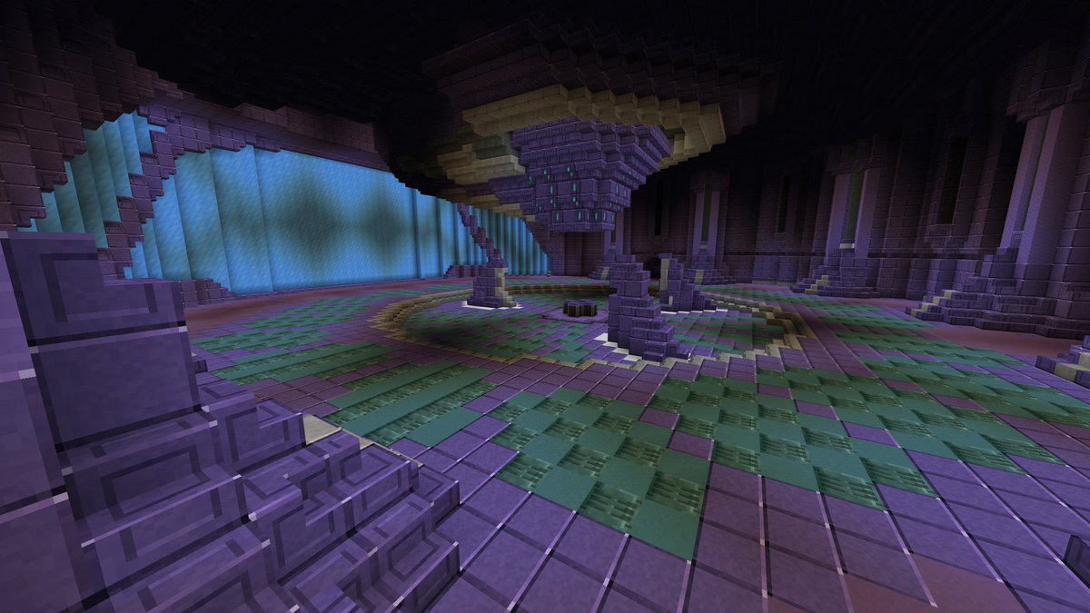 of_fabrication's tweet photo. #Minecraft #MinecraftBedrock #Halo #Halo2 #Halo2Anniversary #HighCharityInMinecraft #Xbox #XboxShare #gaming - The Sanctum of the Hierarchs was an easy build. Originally I attempted a blend between Halo 3's and Halo 2's but it didn't look right. So I chose Halo 2's. https://t.co/aqgkyuI5W2