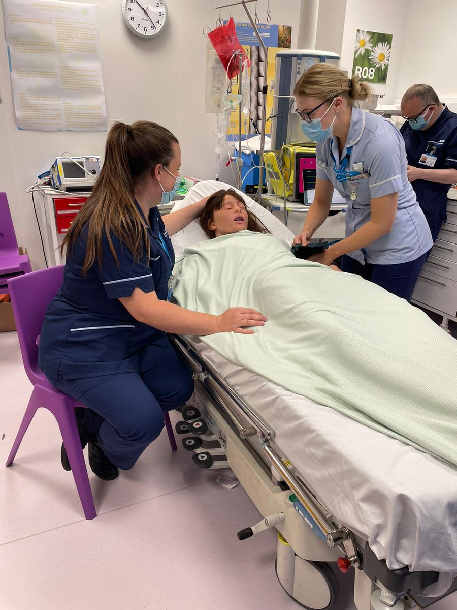 Acute_Care_Team's tweet photo. Simulations today at Wythenshawe ED. Great to see the Staff Nurses immersing into Simulations!  @Jake_Acute_Care @paulbutty1 @EmergencyDepar2 @mrs_flatley #Simulation #MFT #safespacetolearn https://t.co/8HtzY9wF0V