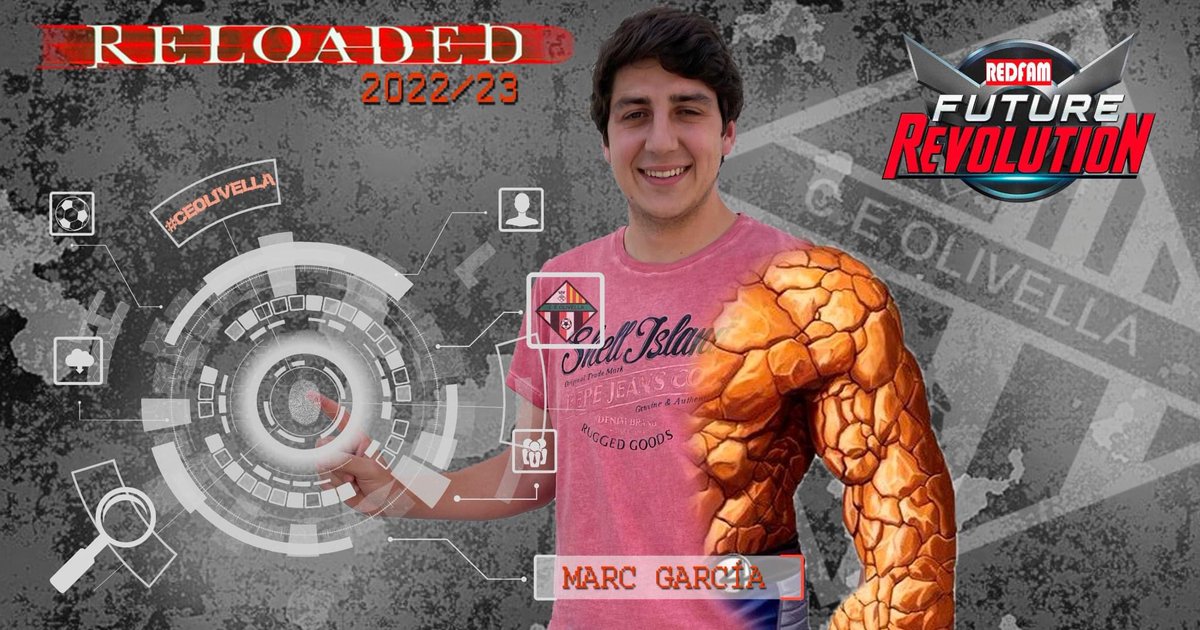 🔴🔃🔴 #REDLOADED: MARC GARCÍA SEGUIRÀ SENT EL MUR RED LA PROPERA TEMPORADA

Marc García ha confirmat la seva continuïtat a la #FutureRevolution del CE Olivella 2022/23.

Moltes gràcies Marc. El passat ja és història, revolucionem el futur. Molta sort i èxits!

#futbolcat #RedFam