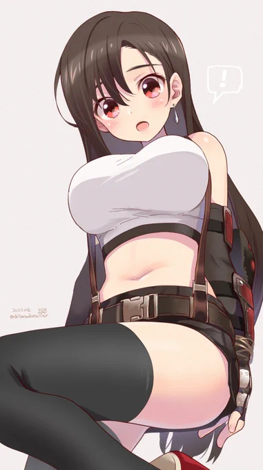 サイハイソックスのティファも好き[(:3[  ]#FF7R 
