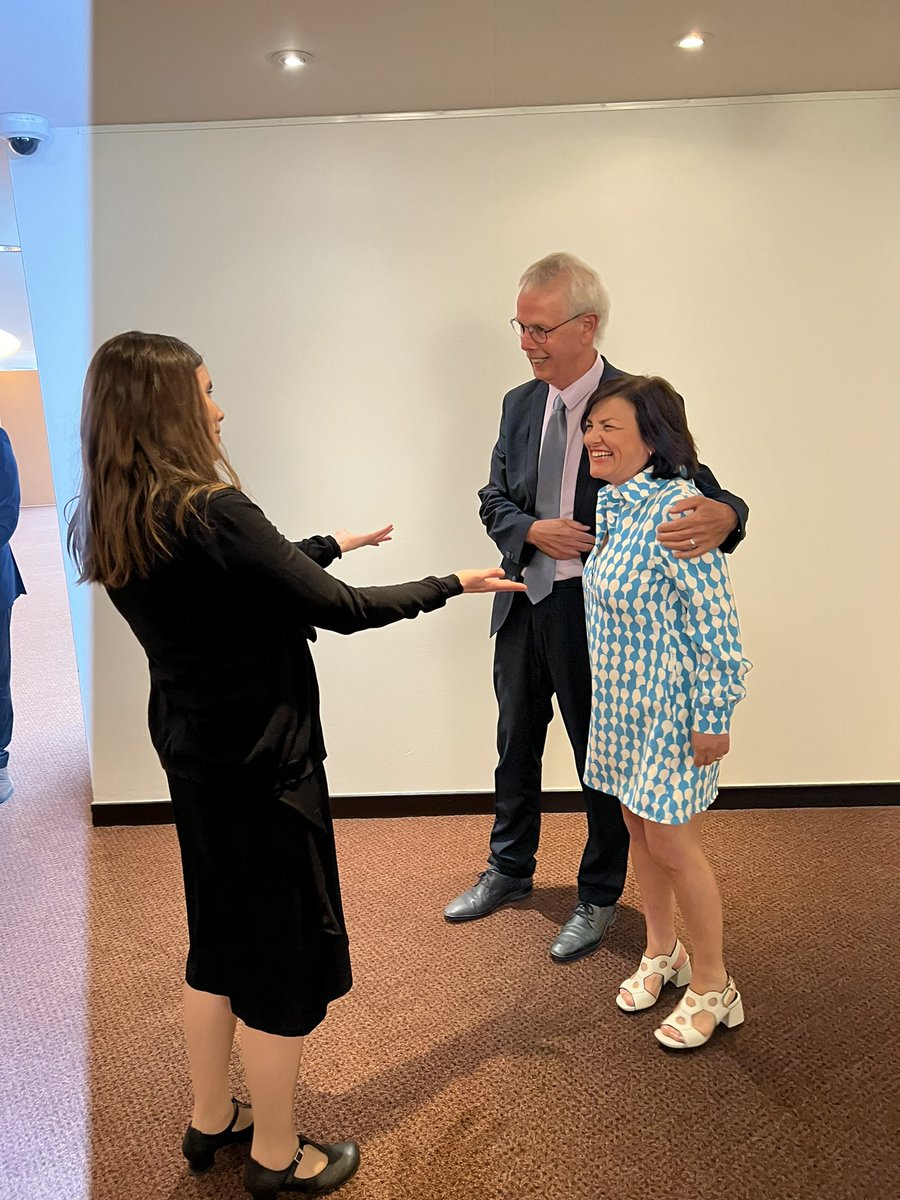 A pleasure speaking with <a href="/PACE_President/">Theodoros Rousopoulos</a> and <a href="/dchatzi1/">@Despina Chatzivassiliou</a> about democracy, big and small countries and how we can all work together towards a better and more peaceful future.