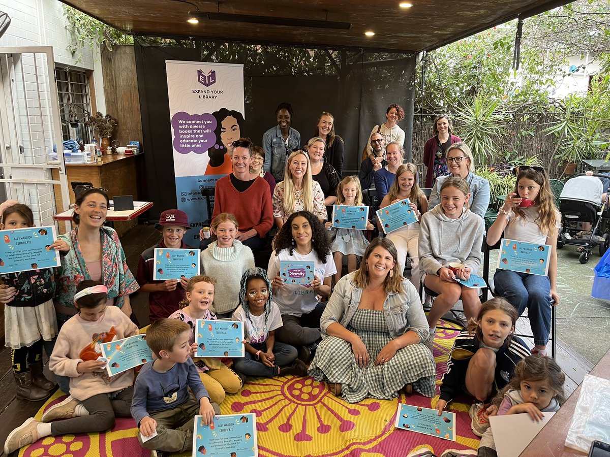 Getting a group shot is never easy ! 😂🥳 What a fab event ! All these wonderful people came to the launch of #DeckOfDiversity over the weekend at #wherethewildthingsarebookshop So much fun! expandyourlibrary.com.au