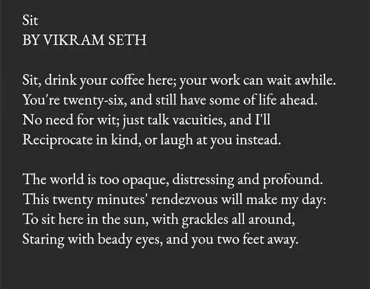 RaiSwatiRai's tweet image. #VikramSeth Happy happies to one of our finest...