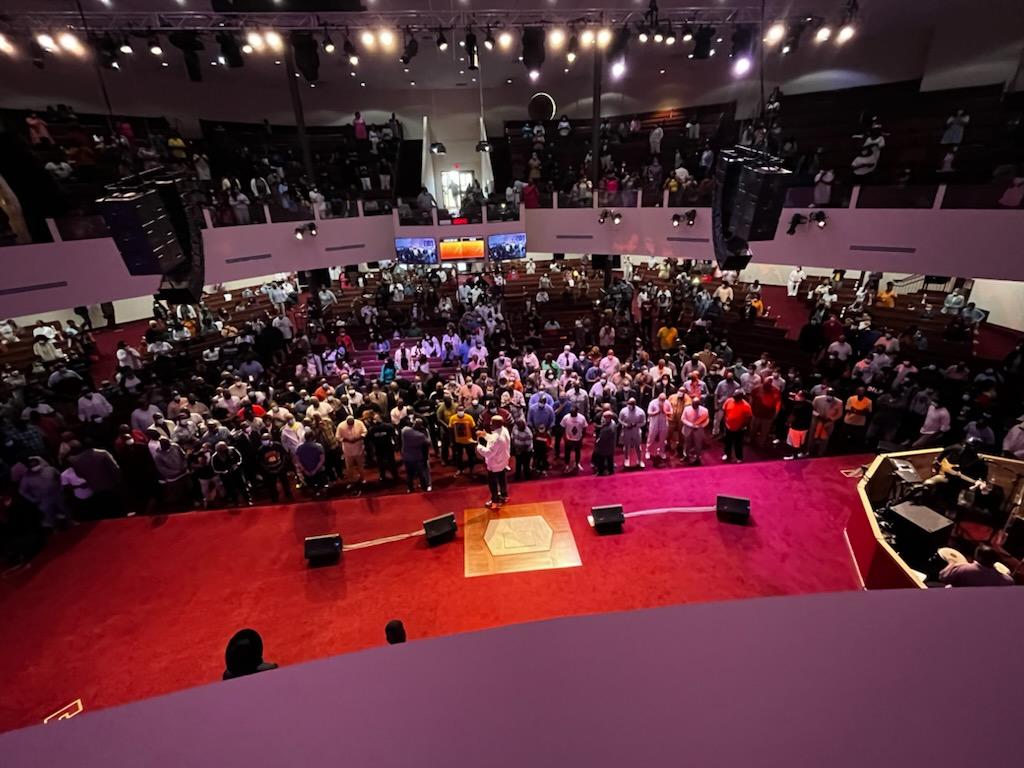 tsaved1968's tweet photo. Happy Father's Day- 1500 men in worship @ The Church of Christian Compassion!! #fox29goodday https://t.co/XGLZmlyp35