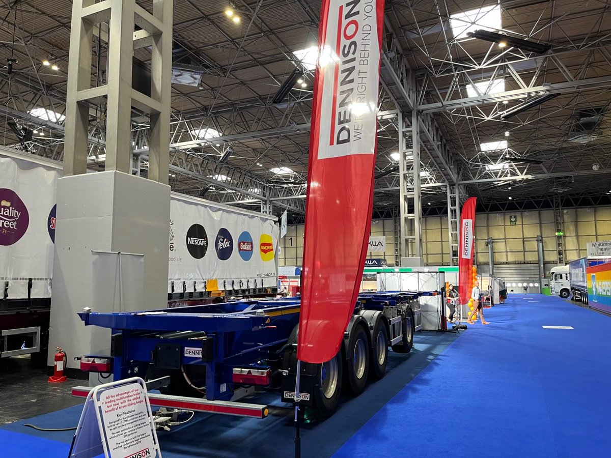 fleettransport's tweet photo. Dennison Trailers feature at Multimodal 2022 at NEC https://t.co/M33SK7yfue via @https://twitter.com/fleettransport @DennisonTrailer @multimodal @CrickTrailers @HandlingNetwork @thenec #fastparts https://t.co/kXeE1mH2JX