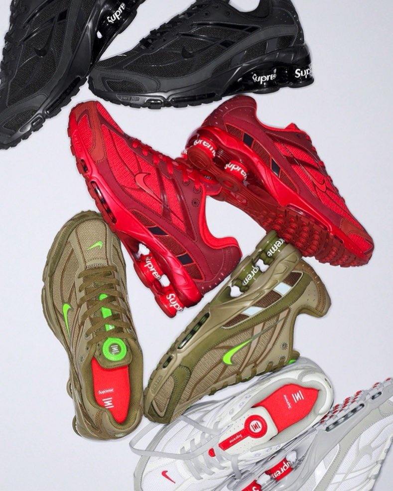 snkr_twitr's tweet photo. Supreme x Nike Shox Ride 2 dropping 6/23 https://t.co/GktTiMNej6