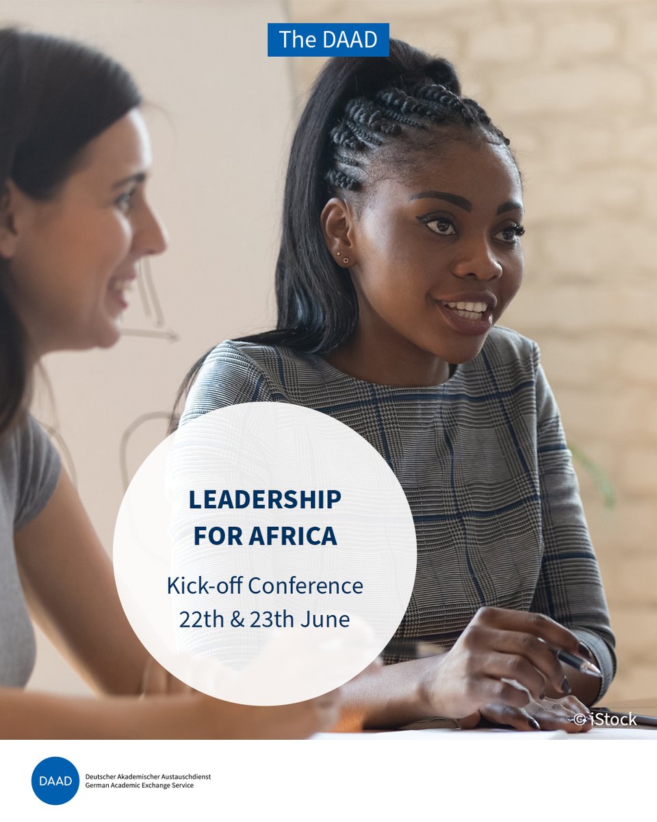 DAAD_Germany's tweet photo. At the kick-off conference for the #LeadershipforAfrica programme, delegates from the @AuswaertigesAmt and #DAAD scholarship holders and interested guests will come together this week to discuss opportunities, effectiveness, and future of the programme: ➡️ https://t.co/9xJtCUY59L https://t.co/jUy4gArZC3