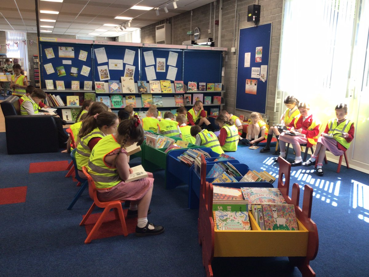 TigerClass1's tweet photo. We have had a wonderful morning at Leyland Library! The children were so excited to check out books, get their library cards and hear all about the fabulous events at the library! Thank you for having us @LancsLibraries #WJSEnrich #WJSEnglish https://t.co/ATQDfdIlPQ