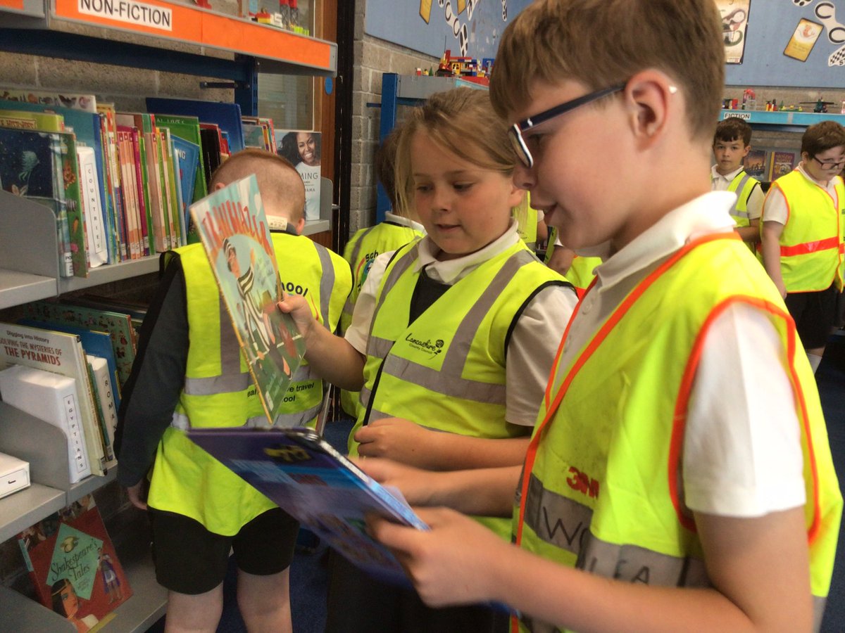 TigerClass1's tweet photo. We have had a wonderful morning at Leyland Library! The children were so excited to check out books, get their library cards and hear all about the fabulous events at the library! Thank you for having us @LancsLibraries #WJSEnrich #WJSEnglish https://t.co/ATQDfdIlPQ