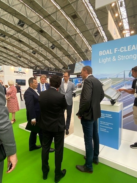 BOALSystems's tweet photo. At #Greentech2022 BOAL Group was honoured to welcome the official #delegation of #Bulgaria with deputy #ministers @IvanHristanov and @MomchilNekov  to our stand. Thank you for visiting us! https://t.co/v1Ir6DBDFk