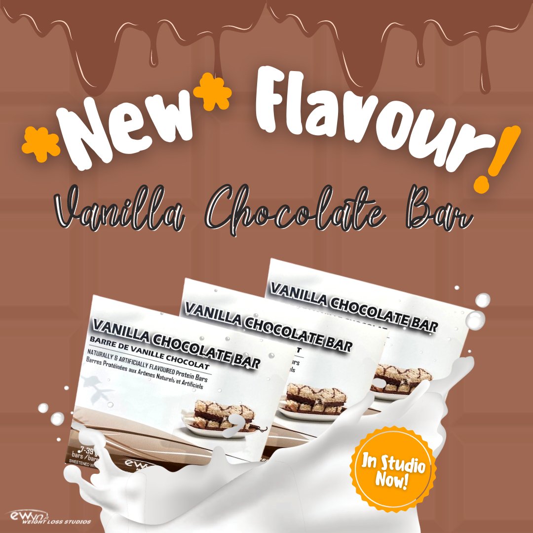 🚨NEW FLAVOUR ALERT🚨

Introducing our NEWEST Protein Bar flavour: Vanilla Chocolate Bar 🍫

✨Grab yours TODAY at your local EWYN Studios!✨

#proteinbar #ewynstudios