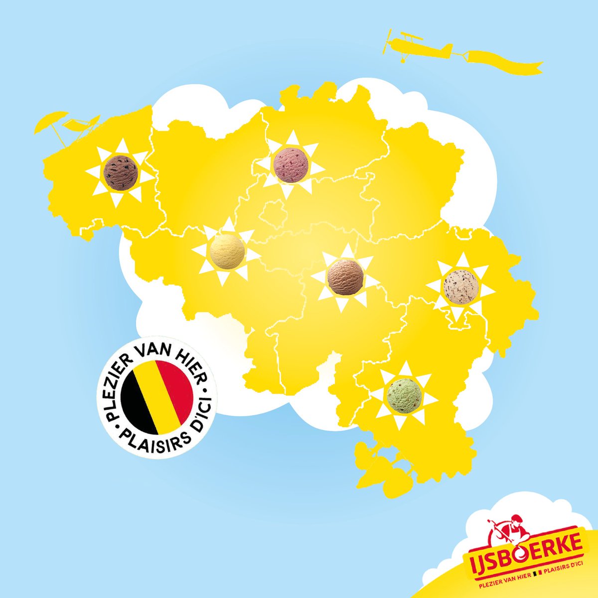 #WEERSVOORSPELLING: Onze voorspelling voor deze zomer? 99% kans op ijsjesweer! Met welk ijsje vier jij de start van ons favoriete seizoen? 🥰