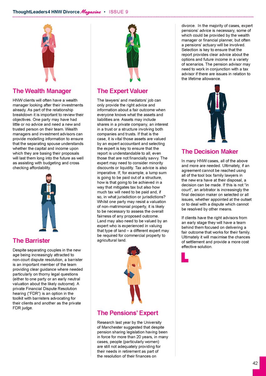 Delighted to contribute to June's ThoughtLeaders4 HNW Divorce Magazine "HNW Divorce in the New Era" - read the full magazine at clicktime.symantec.com/3UBWPkHr4kYmaK…