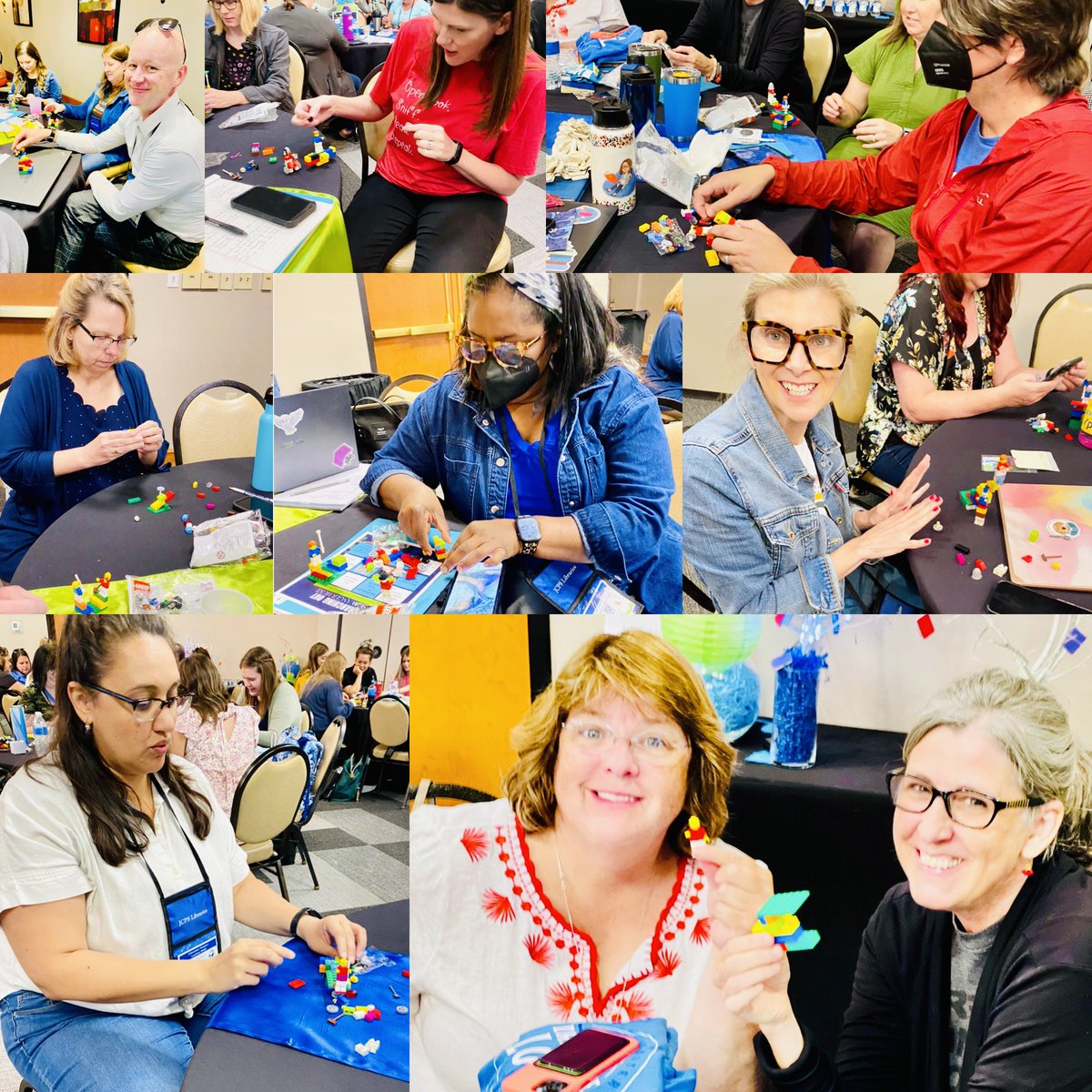 Have you ever seen so many happy librarians? @AlyshaRomain really brought the engagement to #LSA2022 with @LEGO_Education We are looking forward to bringing these ideas to life  @JCPS_LMS #LetsGrowLMS